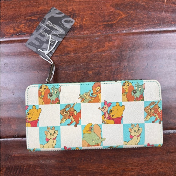 NWT Disney Loungefly Wallet, Winnie the Pooh Aristocats Lady and the Tramp Dumbo - Picture 4 of 4